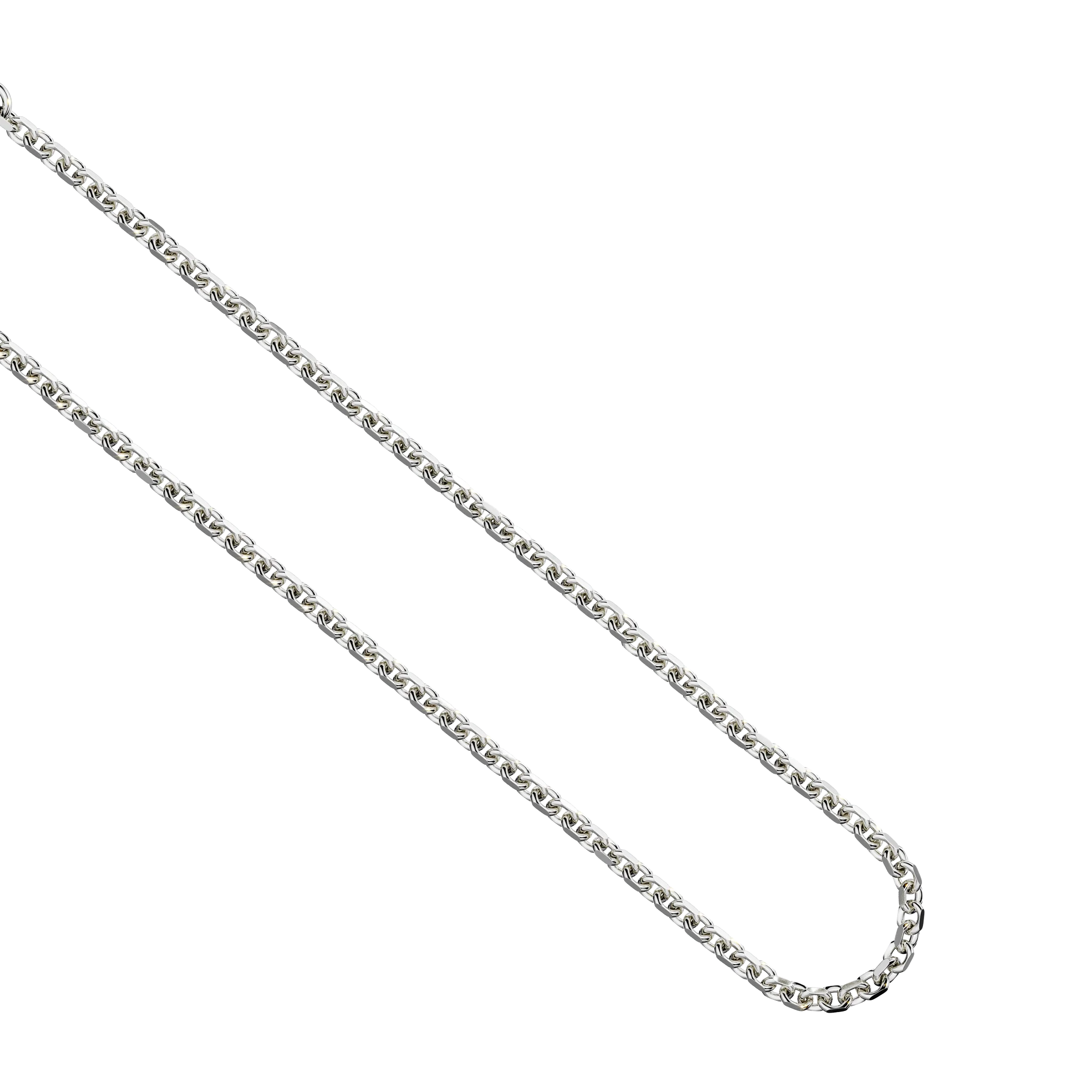 Silver Diamond Cut Trace Chain S - Image 3