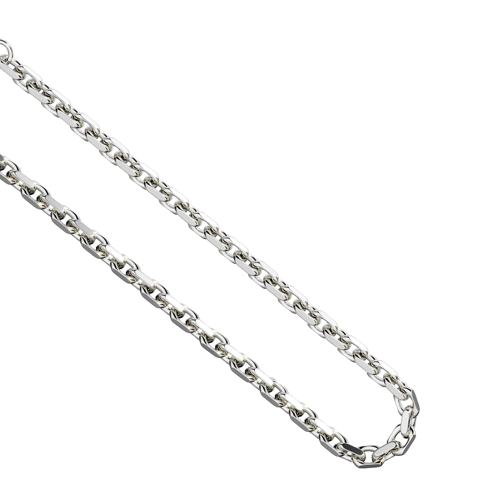 Silver Diamond Cut Trace Chain XL - Image 3