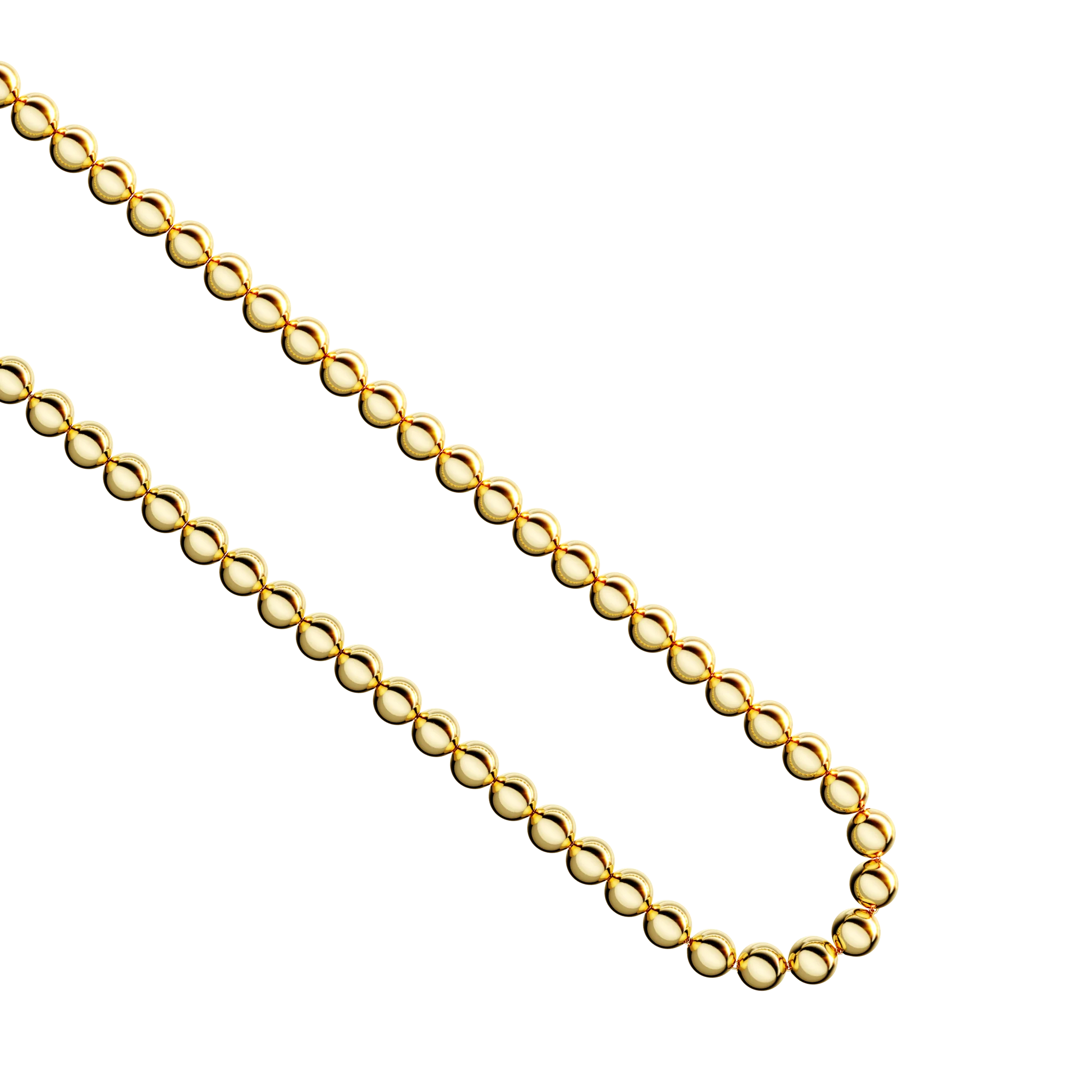 Gold Sphere Link Chain - Image 3
