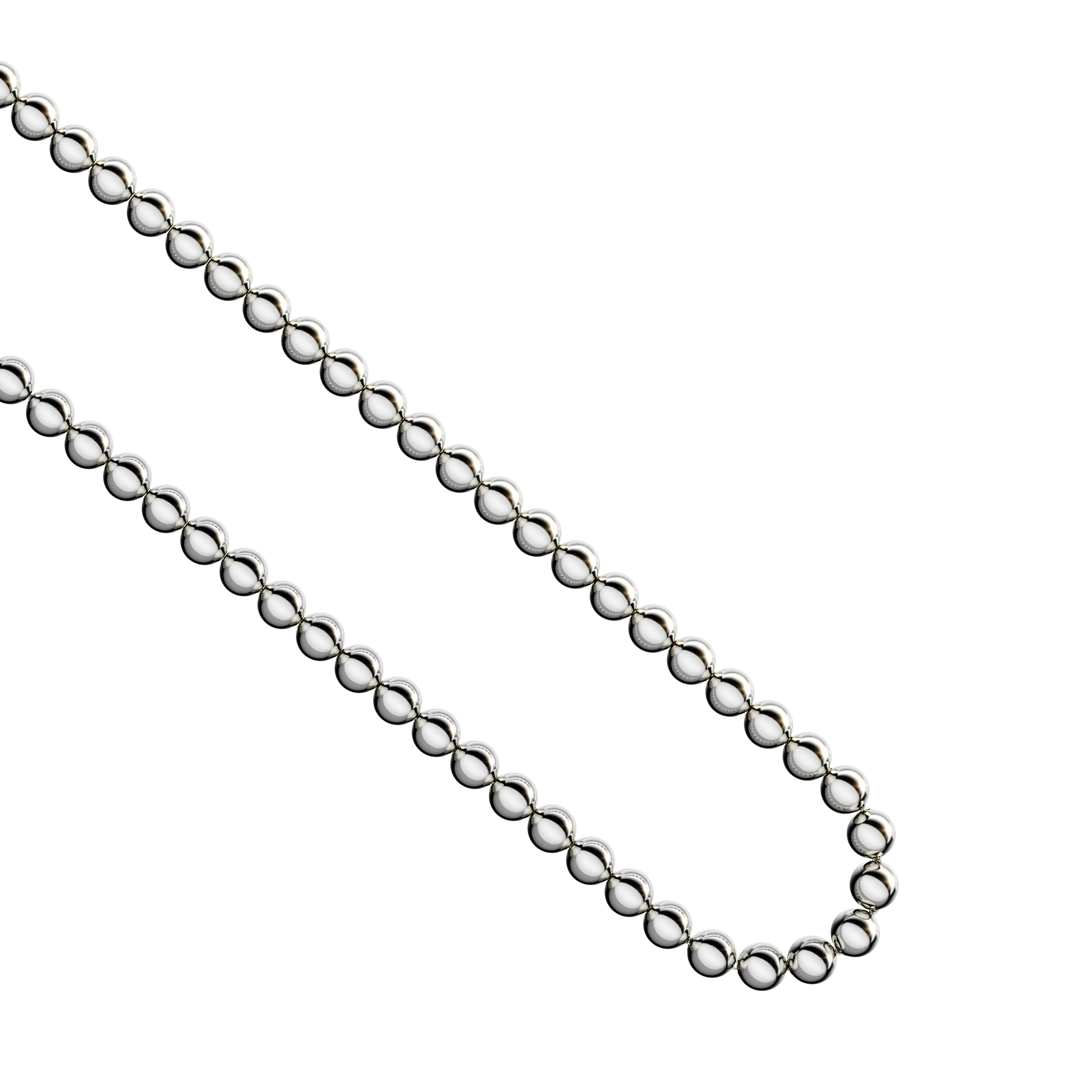 Silver Sphere Link Chain - Image 3